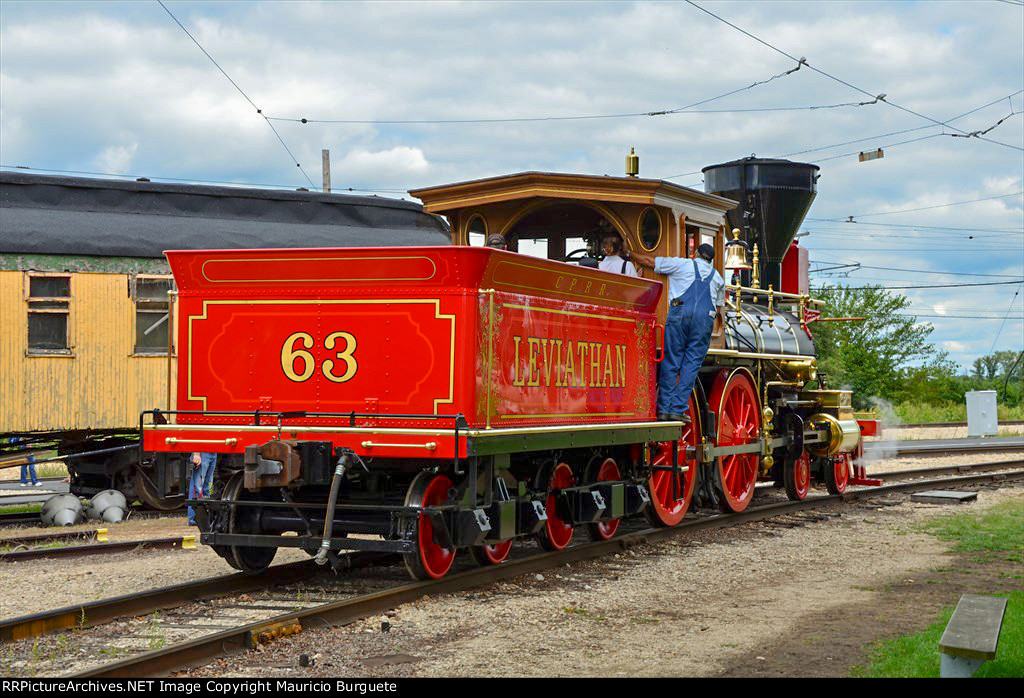 CPRR Leviathan Steam Locomotive